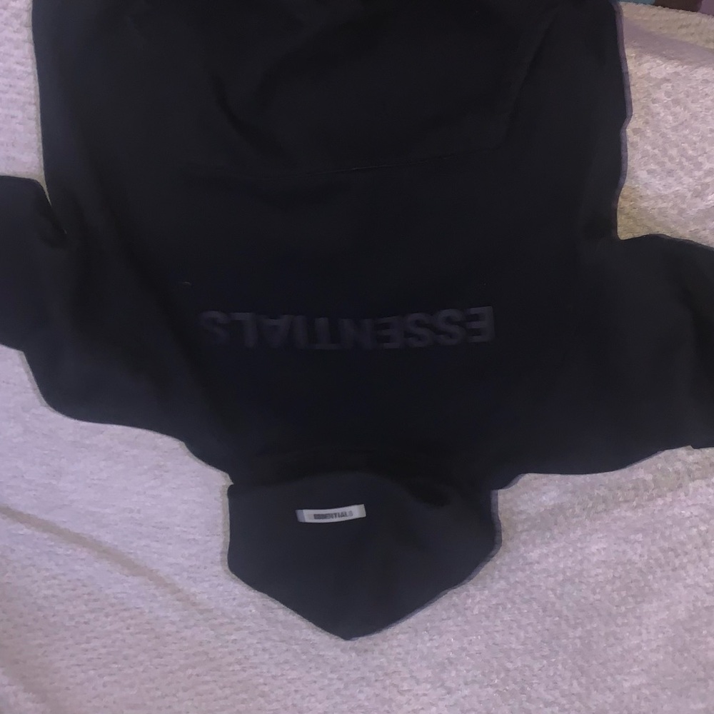 Essentials Midnight Black Bomber Jacket - image 1